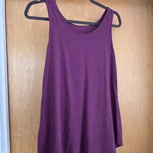 Encircled Everyday Tank Top Small Purple TENCEL Lyocell Cotton